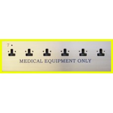 Swift Alm Hospital Socket Outlet Plates