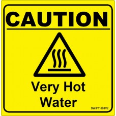 100 Swift 008V2 CAUTION VERY HOT WATER