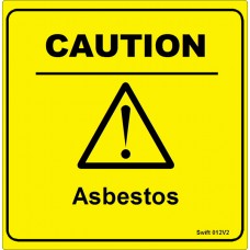 100 Swift 012V2 CAUTION ASBESTOS LABELS