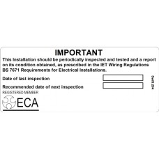 100 Swift 204 ECA Periodic Test Labels