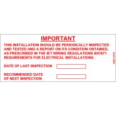 100 Swift 209R Periodic Test Labels