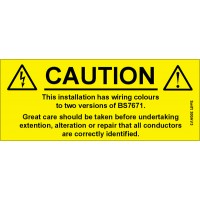 100 Swift 300AV3 Caution Harmonised Cables Labels