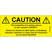 100 Swift 300AV3 Caution Harmonised Cables Labels