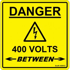 100 Swift 400V2 Danger 400 Volts Between