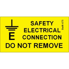 207 Swift 475 Earth Safety Connection Labels