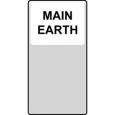 225 Swift 600 'MAIN EARTH' Cable ID & Marking Labels