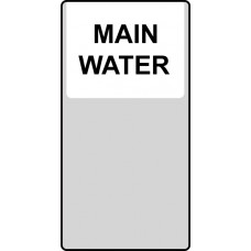 225 Swift 620 'MAIN WATER' Cable ID & Marking Labels