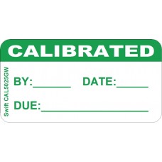 250 Swift CAL5025GW Calibrated Labels