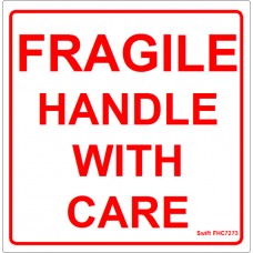 100 Swift FHC7273 Fragile Handle with Care Labels