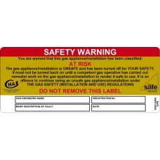 100 Swift SWR14058 SAFETY WARNING AT RISK Labels