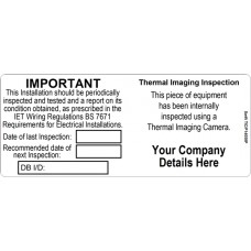 100 Swift TIC/P14058 Thermal Imaging and Periodic Test label