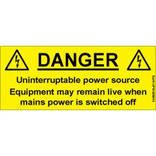 100 Swift UPS14058V3 Uninterruptible Power Source Labels