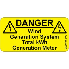 207 Swift WKG5025 DANGER Wind Generation System